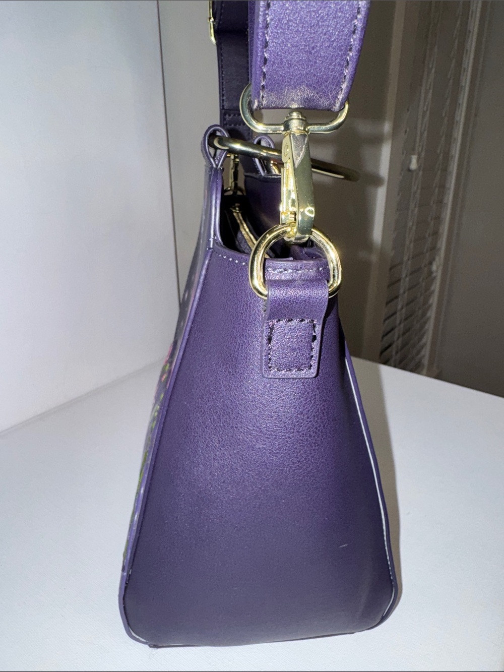 Loungefly Disney Tiana's Palace Crossbody Satchel Purse - Picture 7 of 15